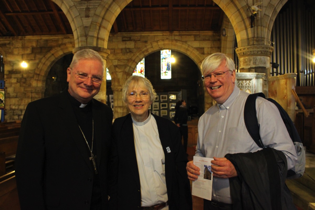Archbishop Cushley with friends