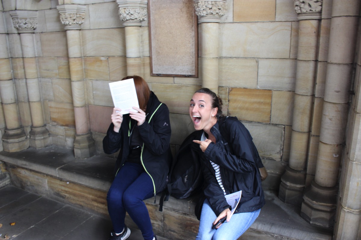 Young catholic representatives of ALPHA having a laugh